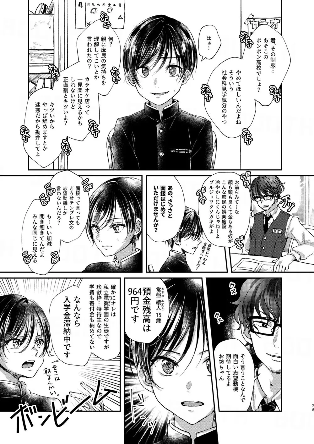 貧乏美少年と地獄の女装アルバイト - page29