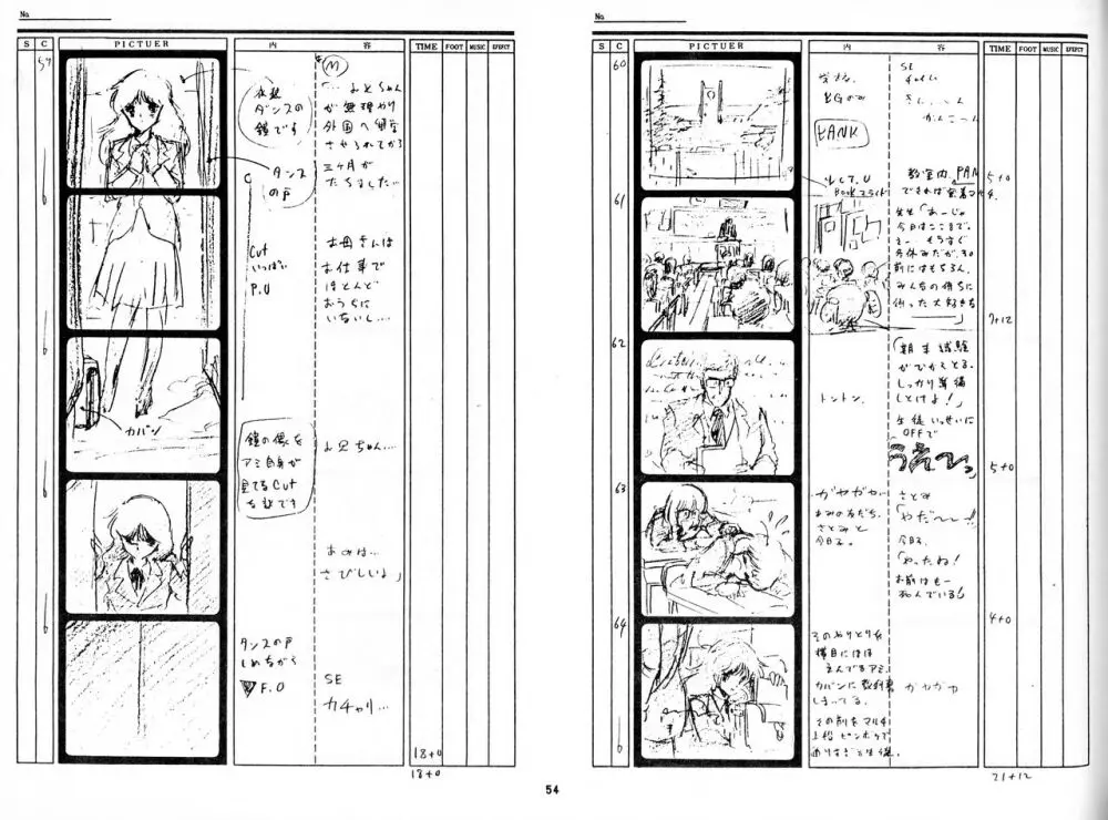 くりいむレモン 絵コンテ･設定資料集 PART1 ｢媚･妹･Baby｣ ＆ PART5｢亜美･AGAIN｣ - page51