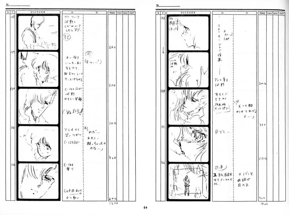 くりいむレモン 絵コンテ･設定資料集 PART1 ｢媚･妹･Baby｣ ＆ PART5｢亜美･AGAIN｣ - page61