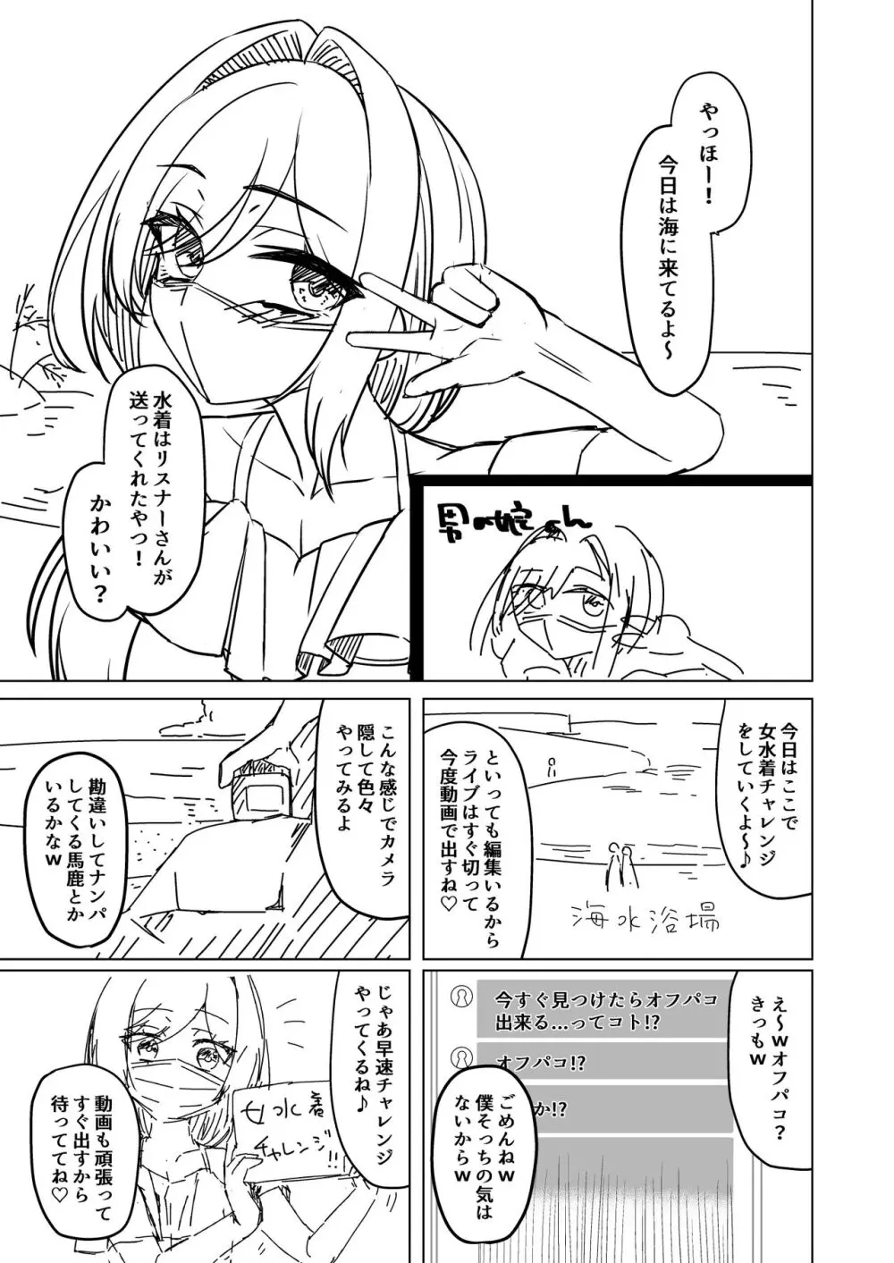 男の娘が水着チャレンジやってみた!? - page2