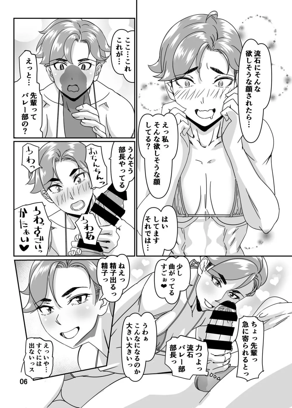 プールサイドで先生達と楽しんでます3 - page6