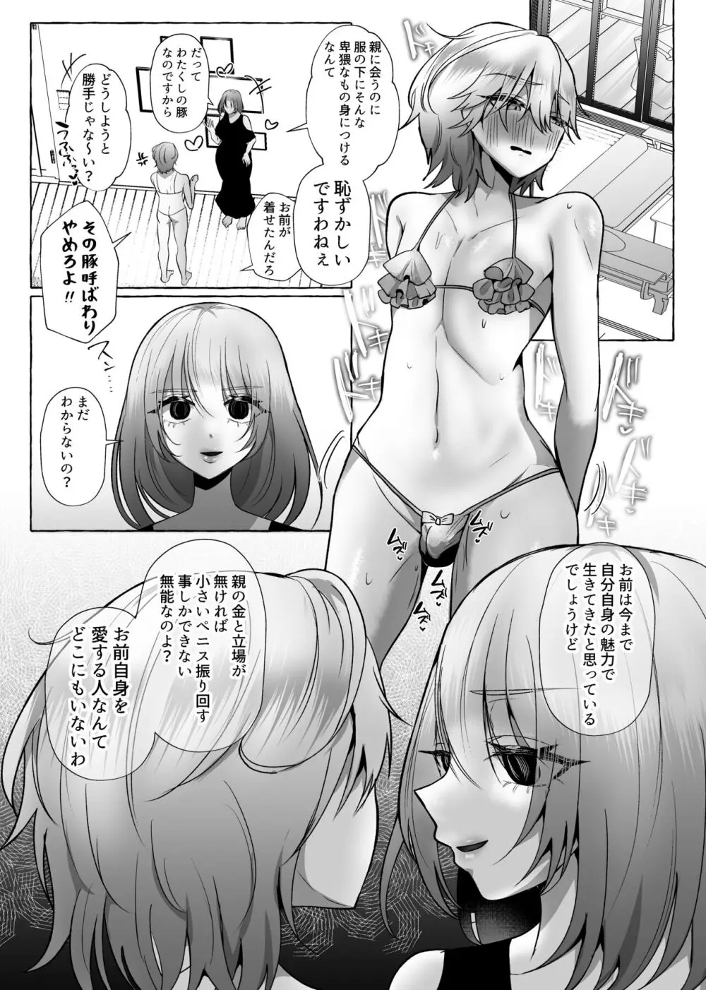 はるか100%♀ 御曹司強制女装メス豚化 - page20