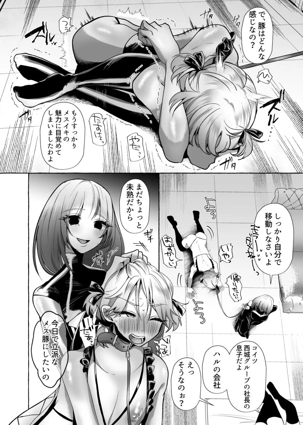 はるか100%♀ 御曹司強制女装メス豚化 - page25