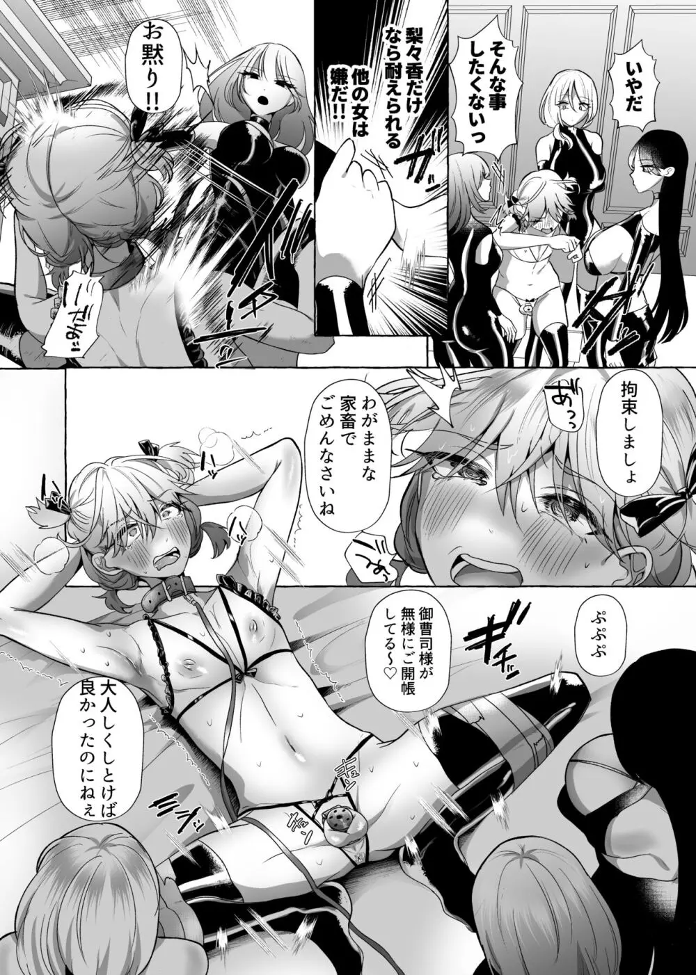 はるか100%♀ 御曹司強制女装メス豚化 - page27