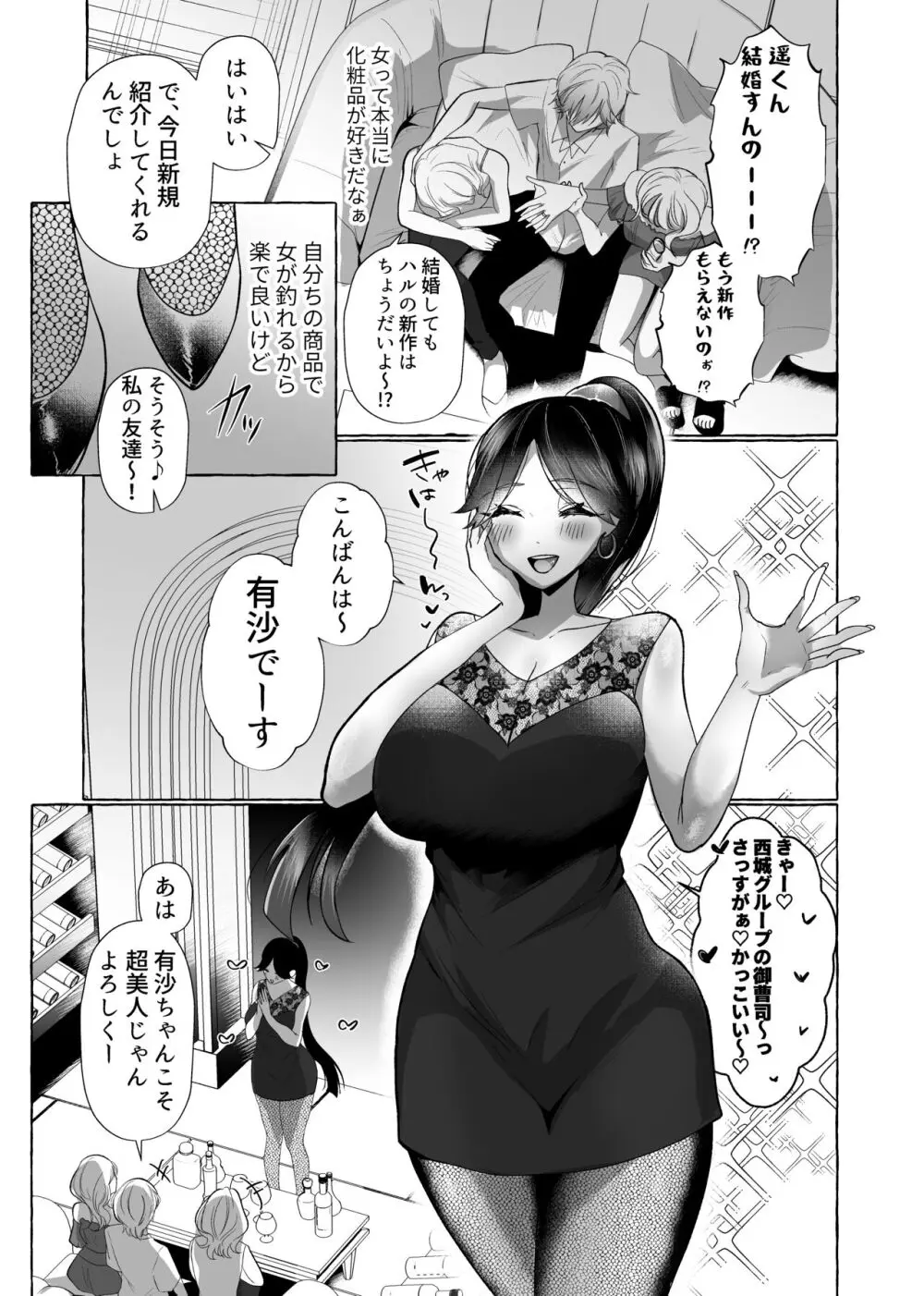 はるか100%♀ 御曹司強制女装メス豚化 - page6