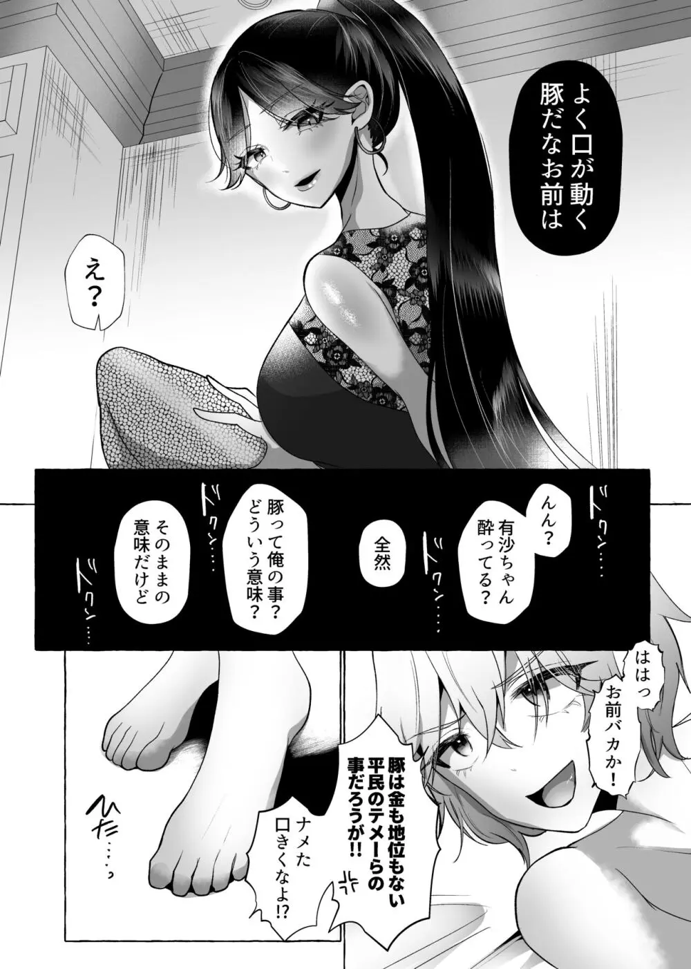 はるか100%♀ 御曹司強制女装メス豚化 - page9