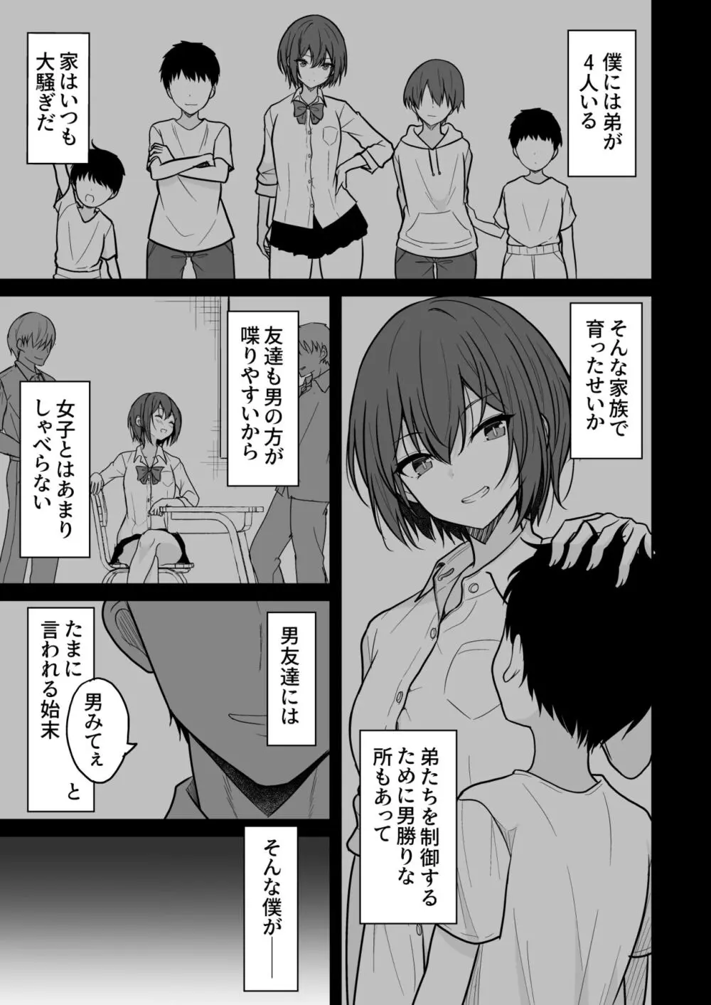 ボーイッシュな彼女をえっちな雌にするまで - page4