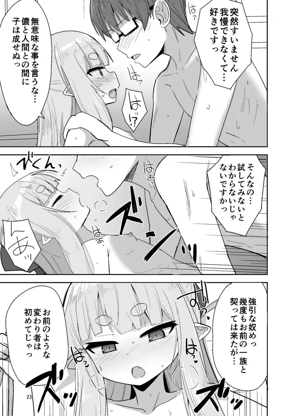 つるぺたババアに筆おろしックスしてもらう本 - page23