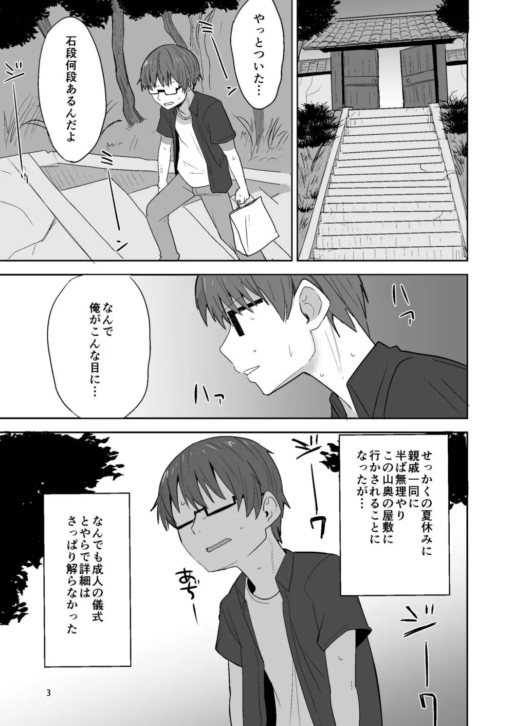 つるぺたババアに筆おろしックスしてもらう本 - page3