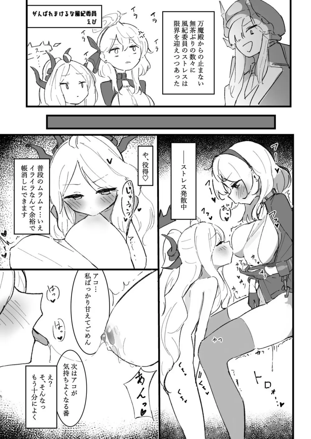 ブルアカ百合えっち合同 - page119