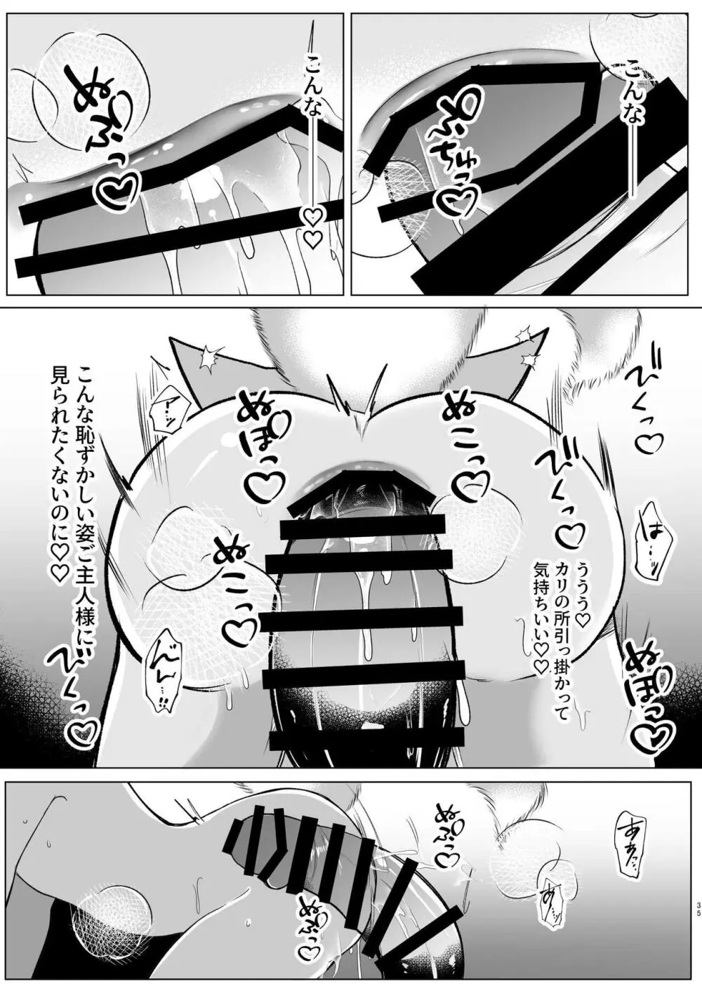 八雲藍による性奴隷調教 一時の戯れ - page35