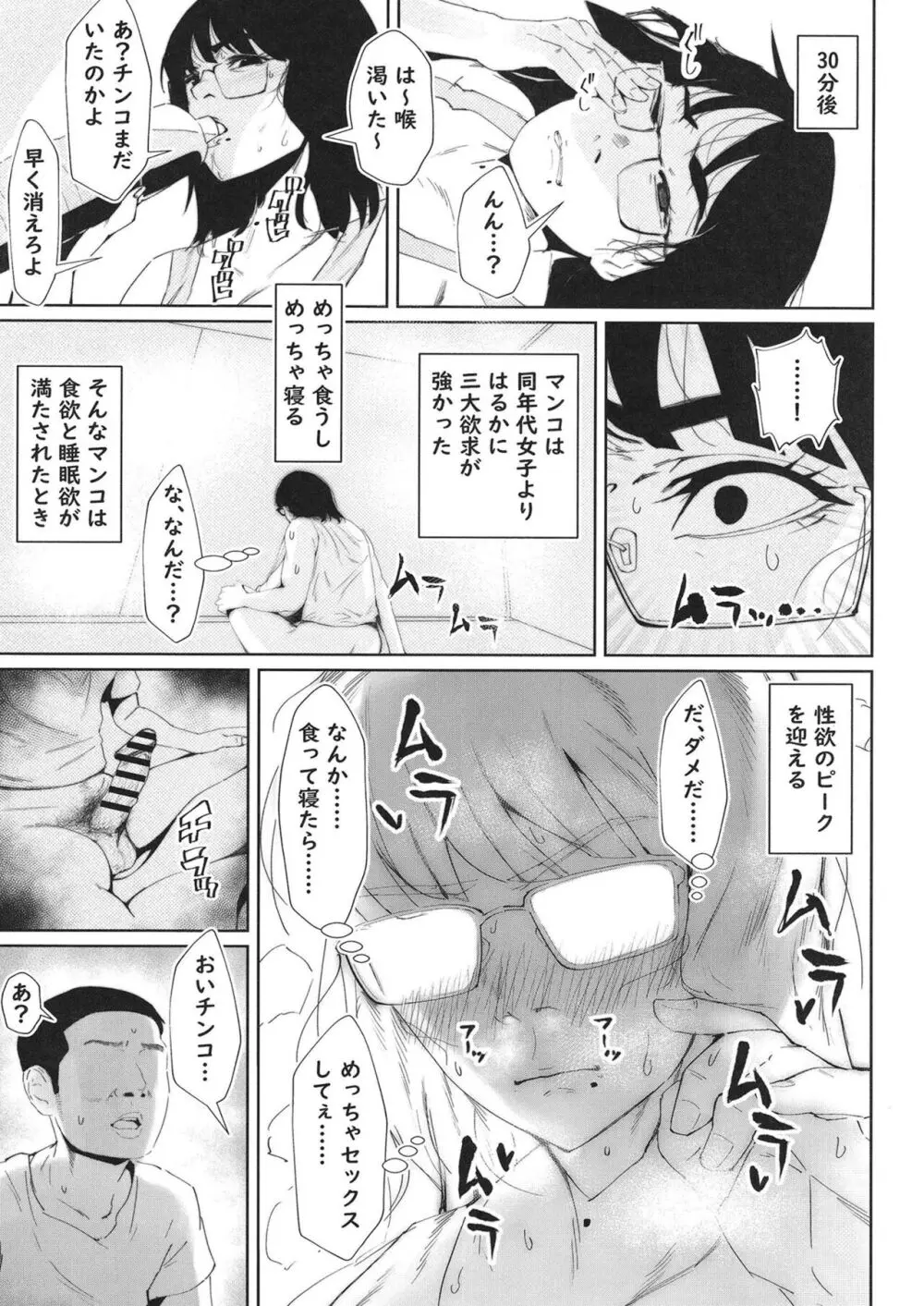 二郎系陰キャ喪女と下品交尾する本 - page15