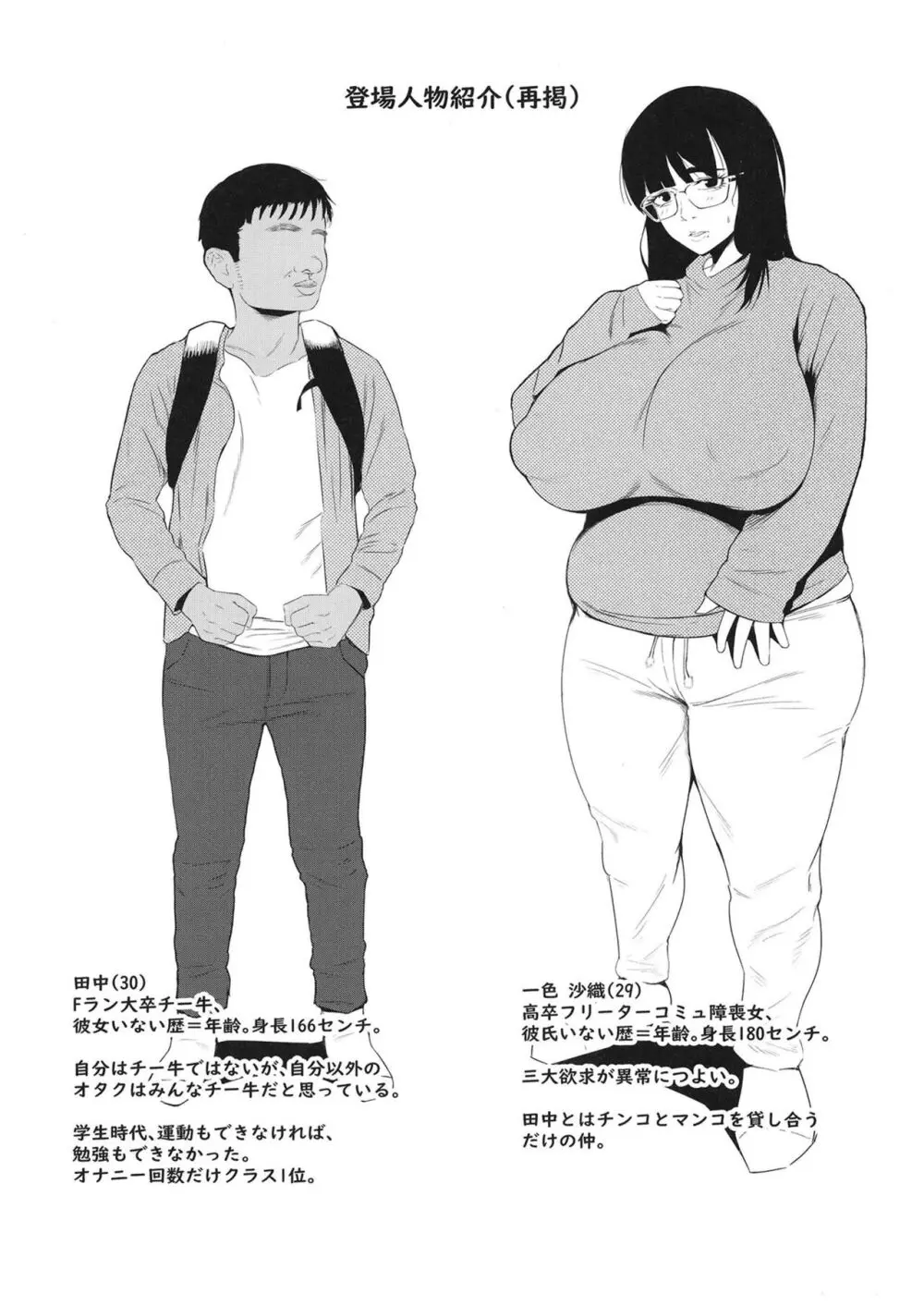 二郎系陰キャ喪女と下品交尾する本 - page4