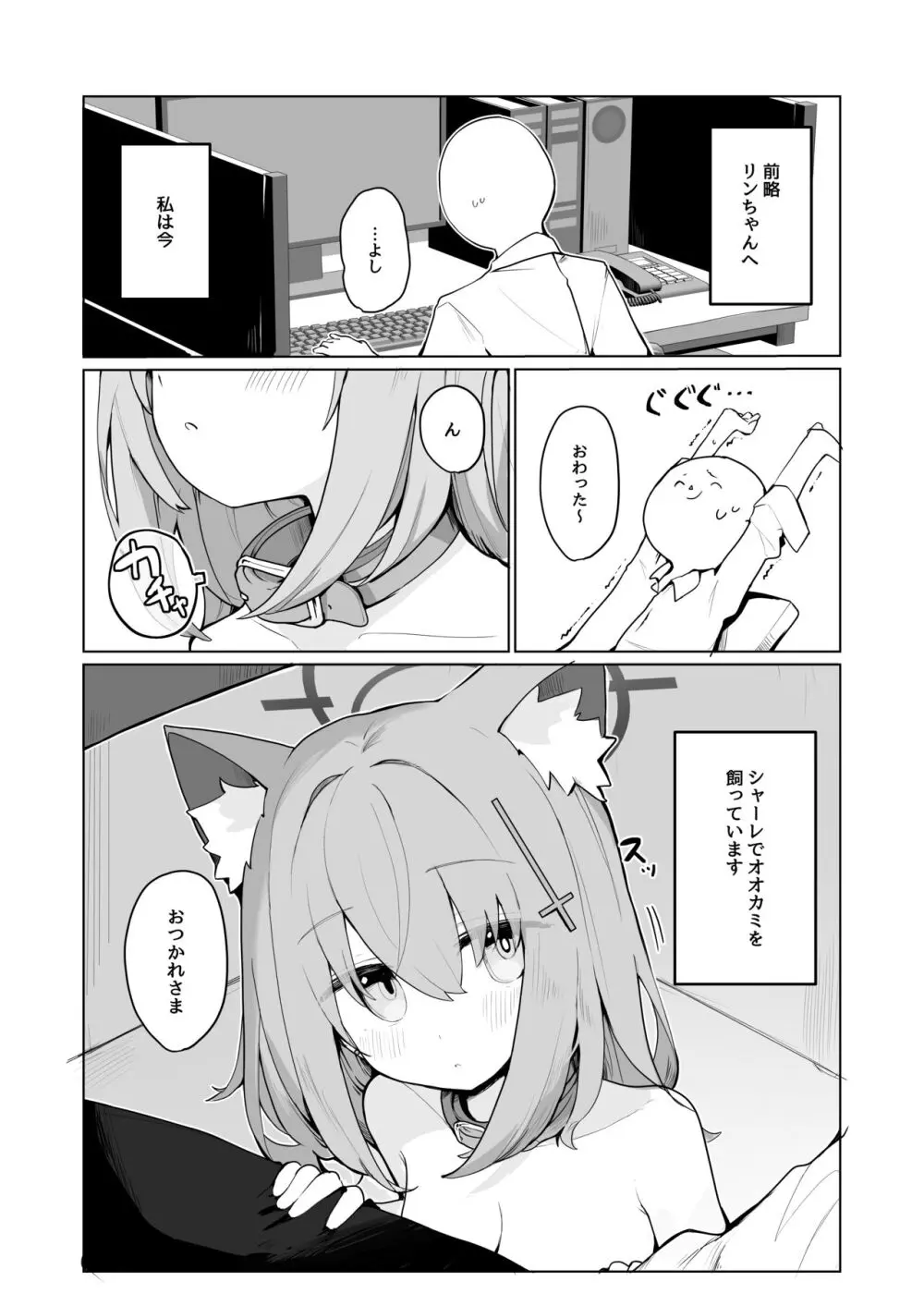 シロコとホシノとえっちする本 - page3