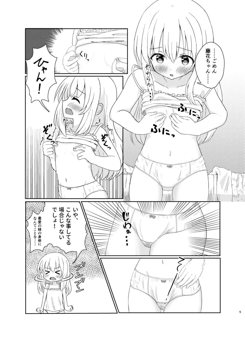 妹になっちゃったお兄ちゃんの災難 - page4