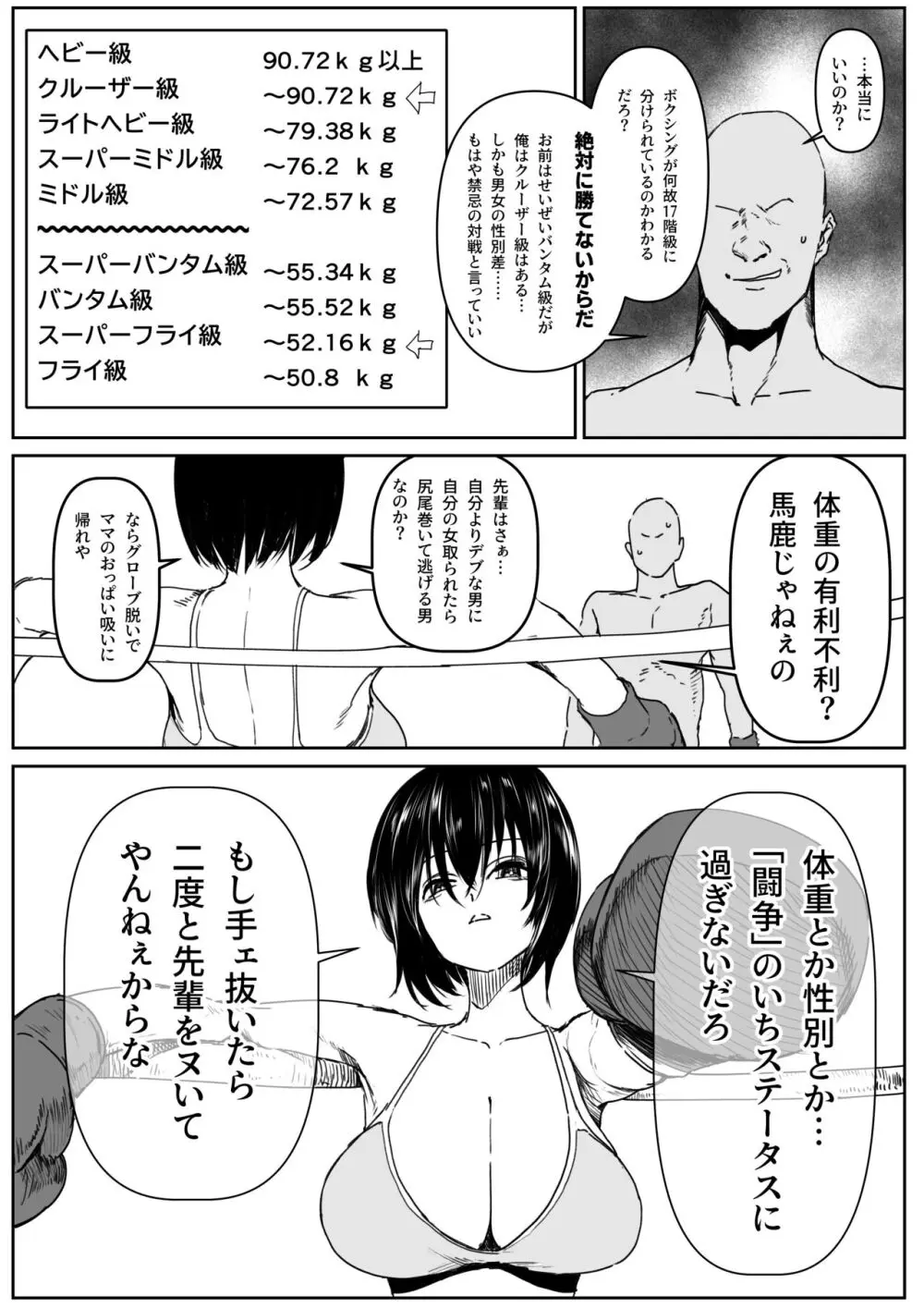 ビキニの後輩とボクシングする話 - page2