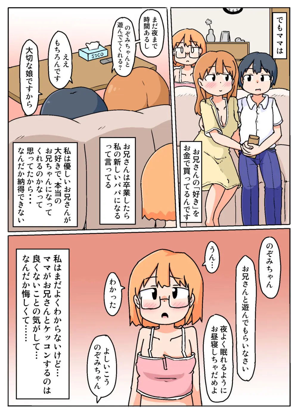 ママからお金もらってる近所のお兄さんとの週末 - page5