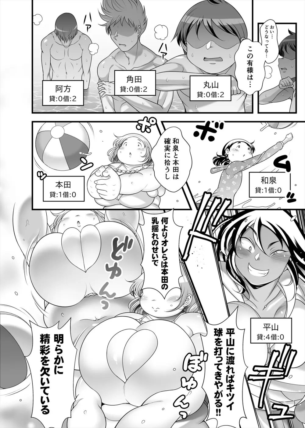 ぽちゃオナペット本田さん 7 プール編 - page36