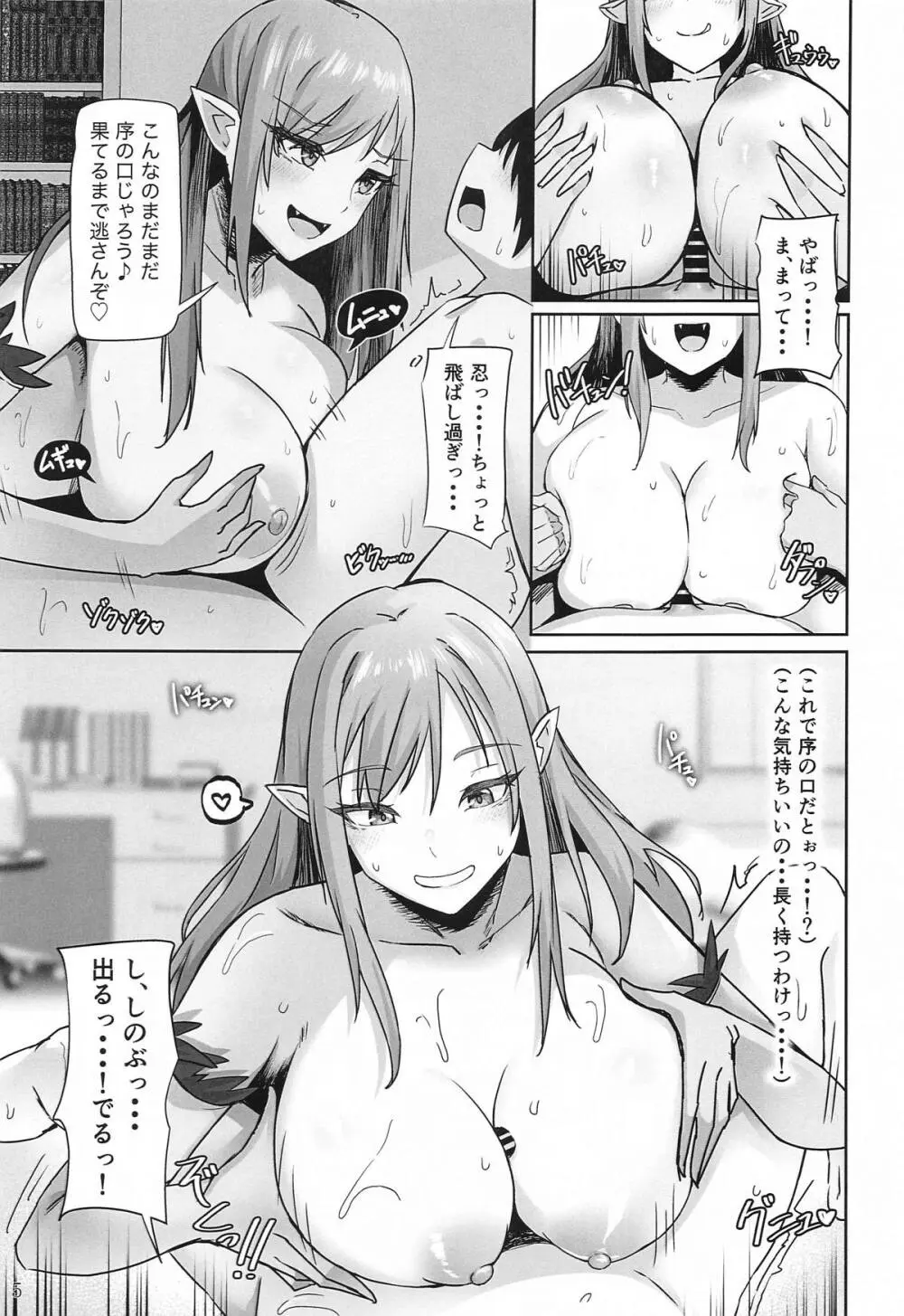 癒物語～金髪グラマーな吸血鬼とデカ乳クラス委員長によるセックス治療～ - page6