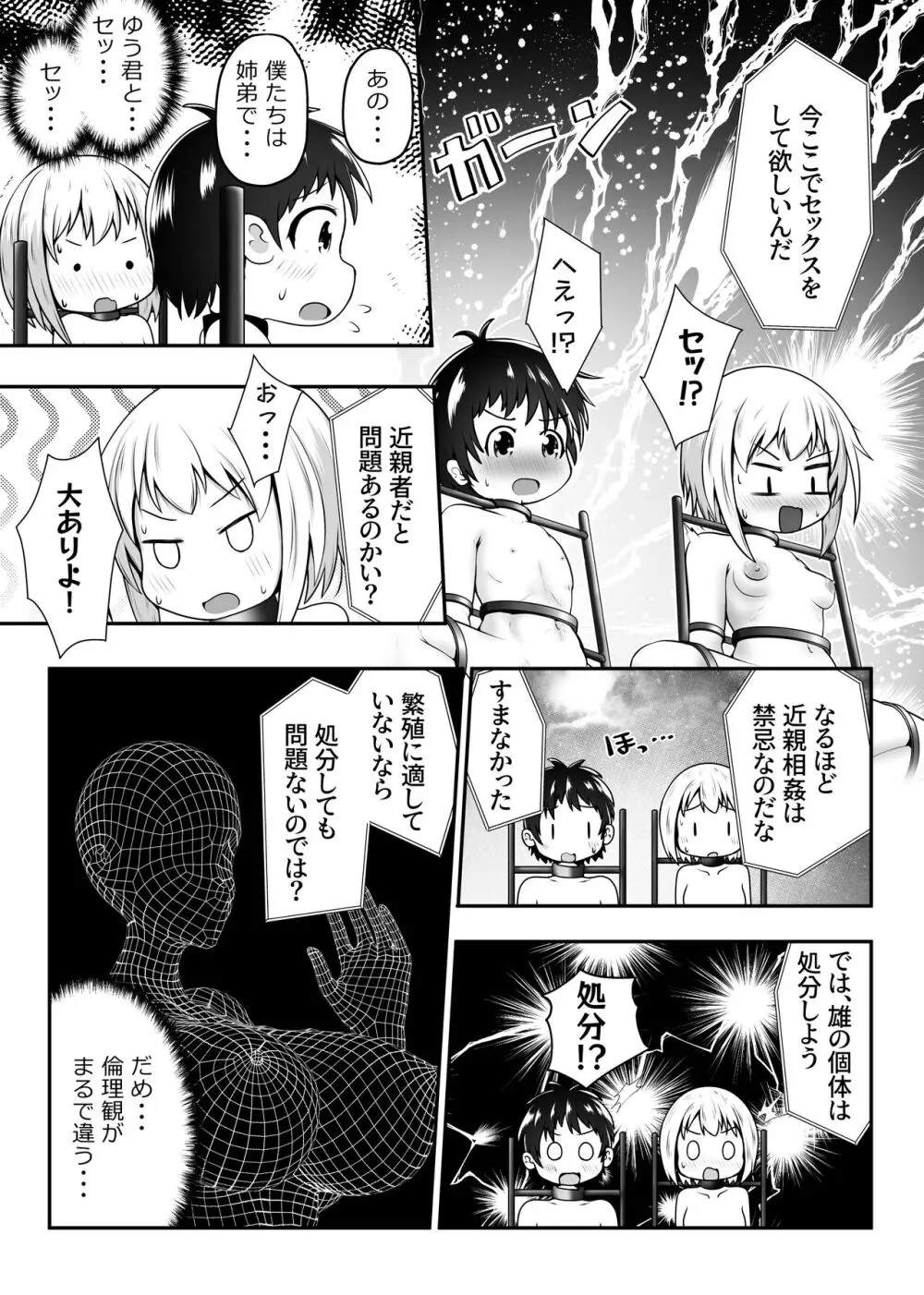 仲良し姉弟が拉致されて拘束されたまま交尾させられるお話 - page5