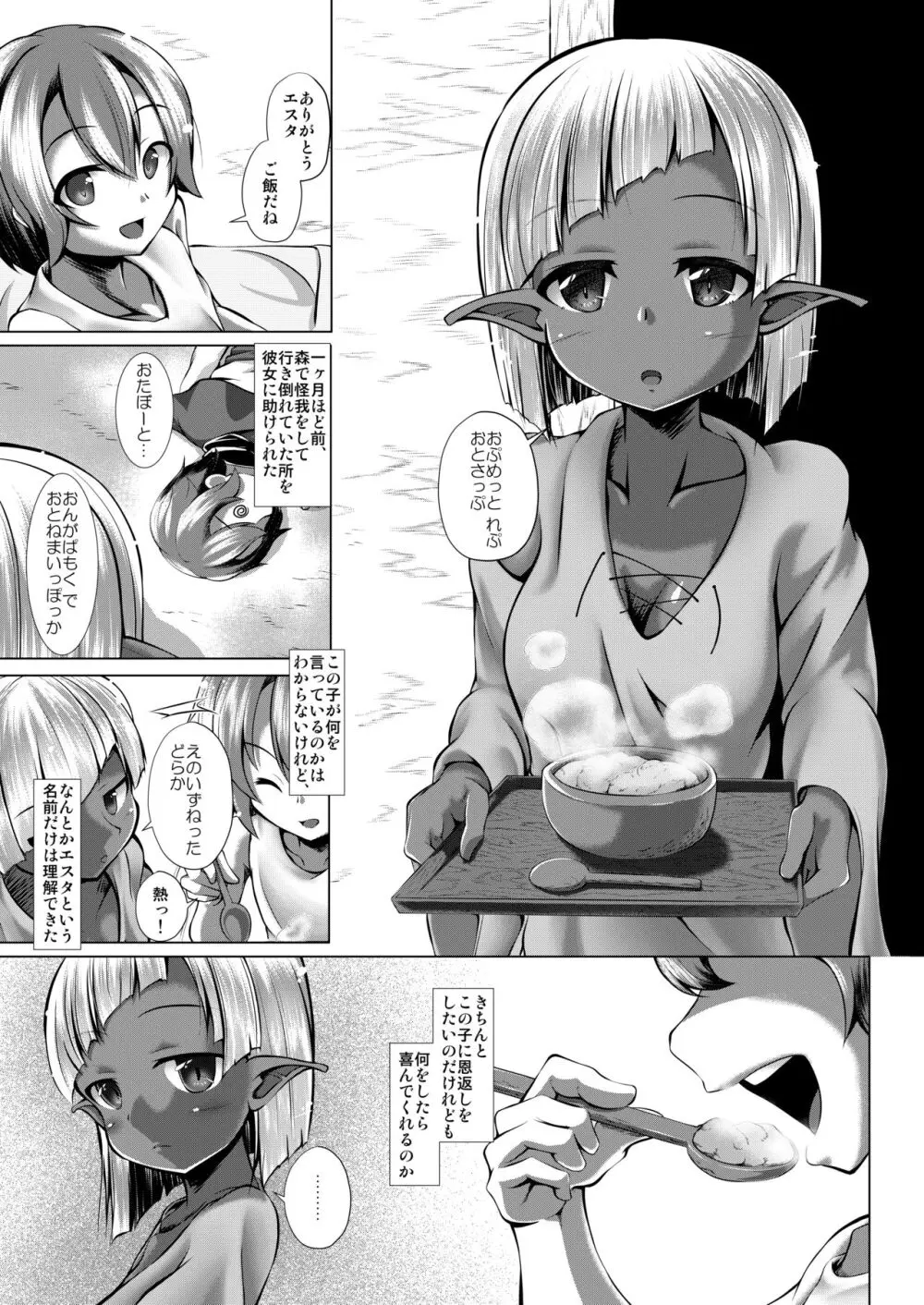 エルフ娘との交流性活 + エルフのおもちゃ - page3