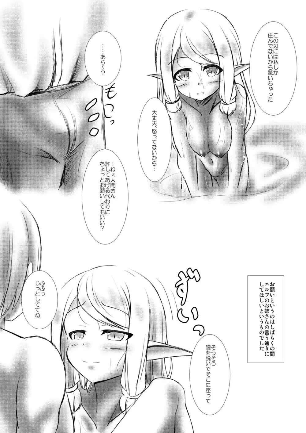 エルフ娘との交流性活 + エルフのおもちゃ - page30