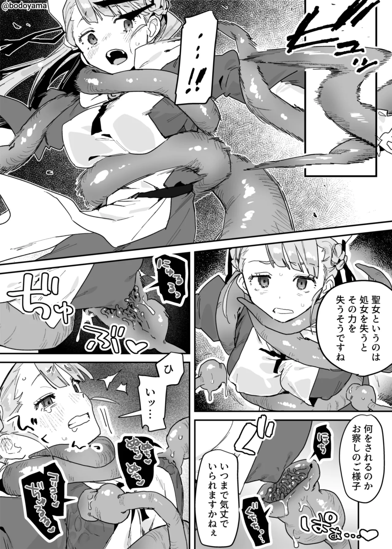 敵国の聖女が処女喪失しただの少女になってしまう話【ちょっと触手あり】 - page2