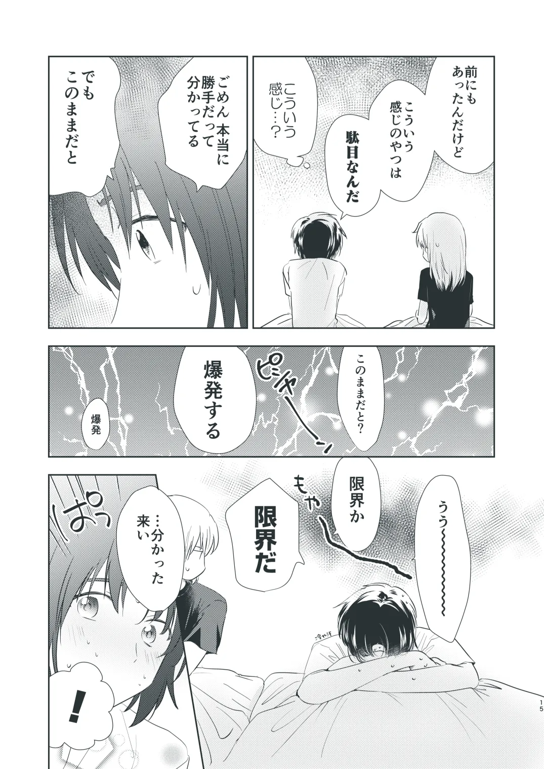 ぼくらのひそかな真夜中のできごと - page13