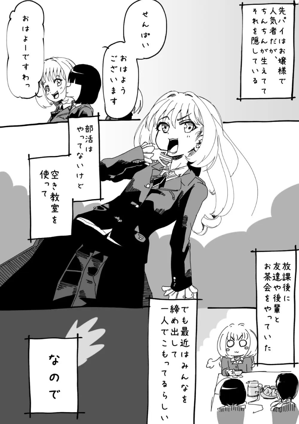 ふたなりを隠しているお嬢様はブサイキしながらがまんする - page88