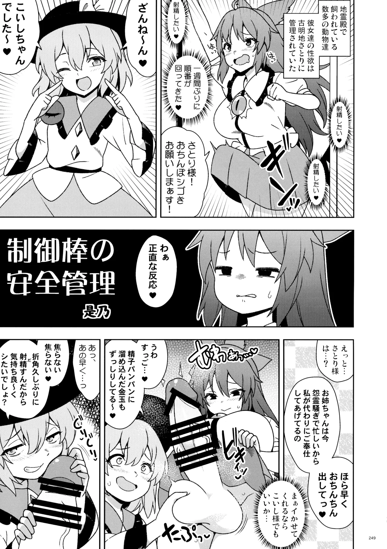 東方ふたなり射精管理合同誌 - page248