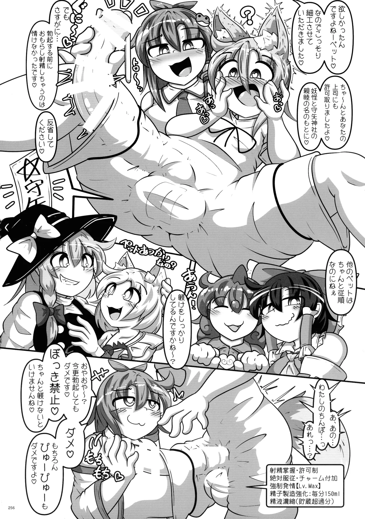 東方ふたなり射精管理合同誌 - page255