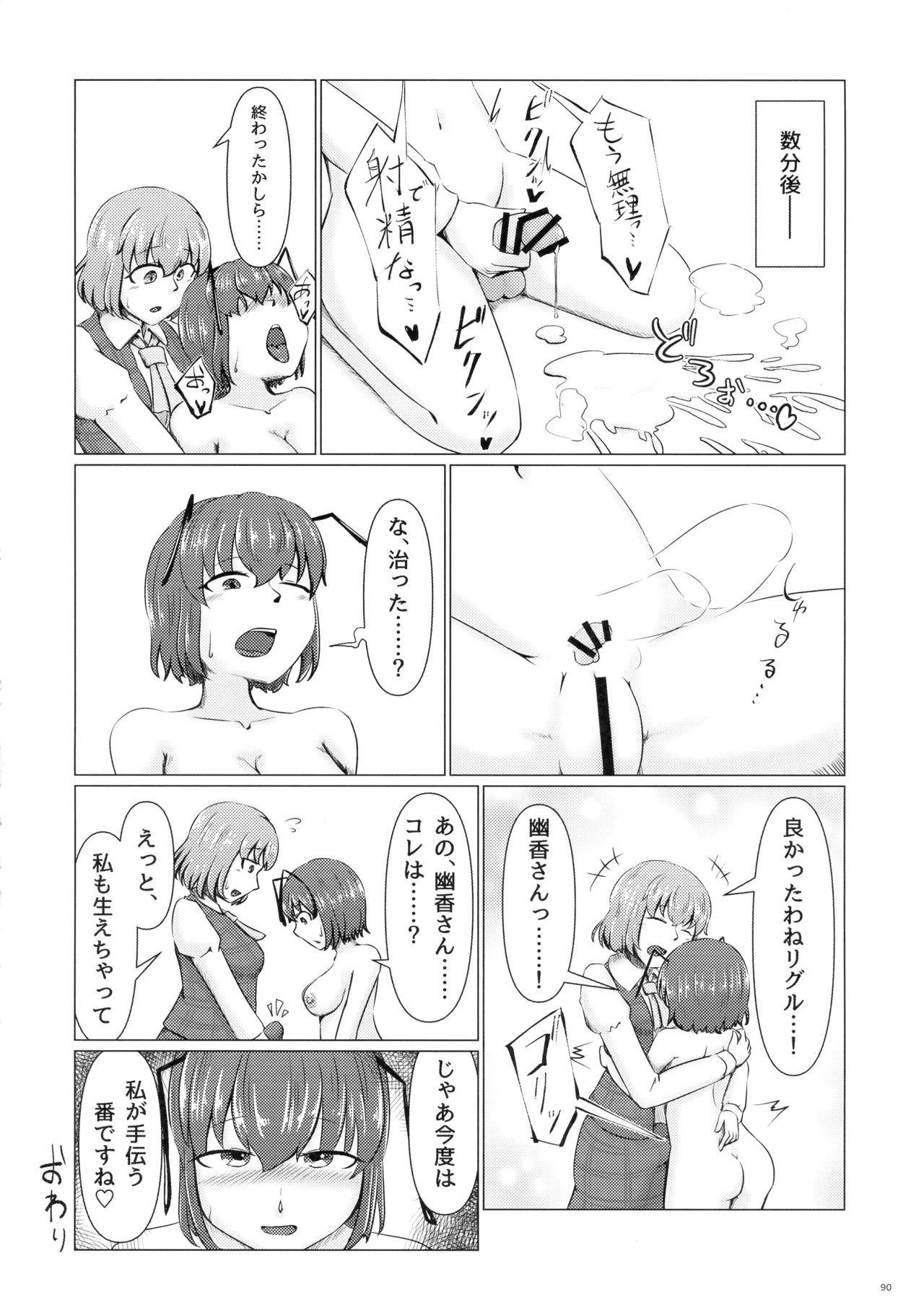 東方ふたなり射精管理合同誌 - page89