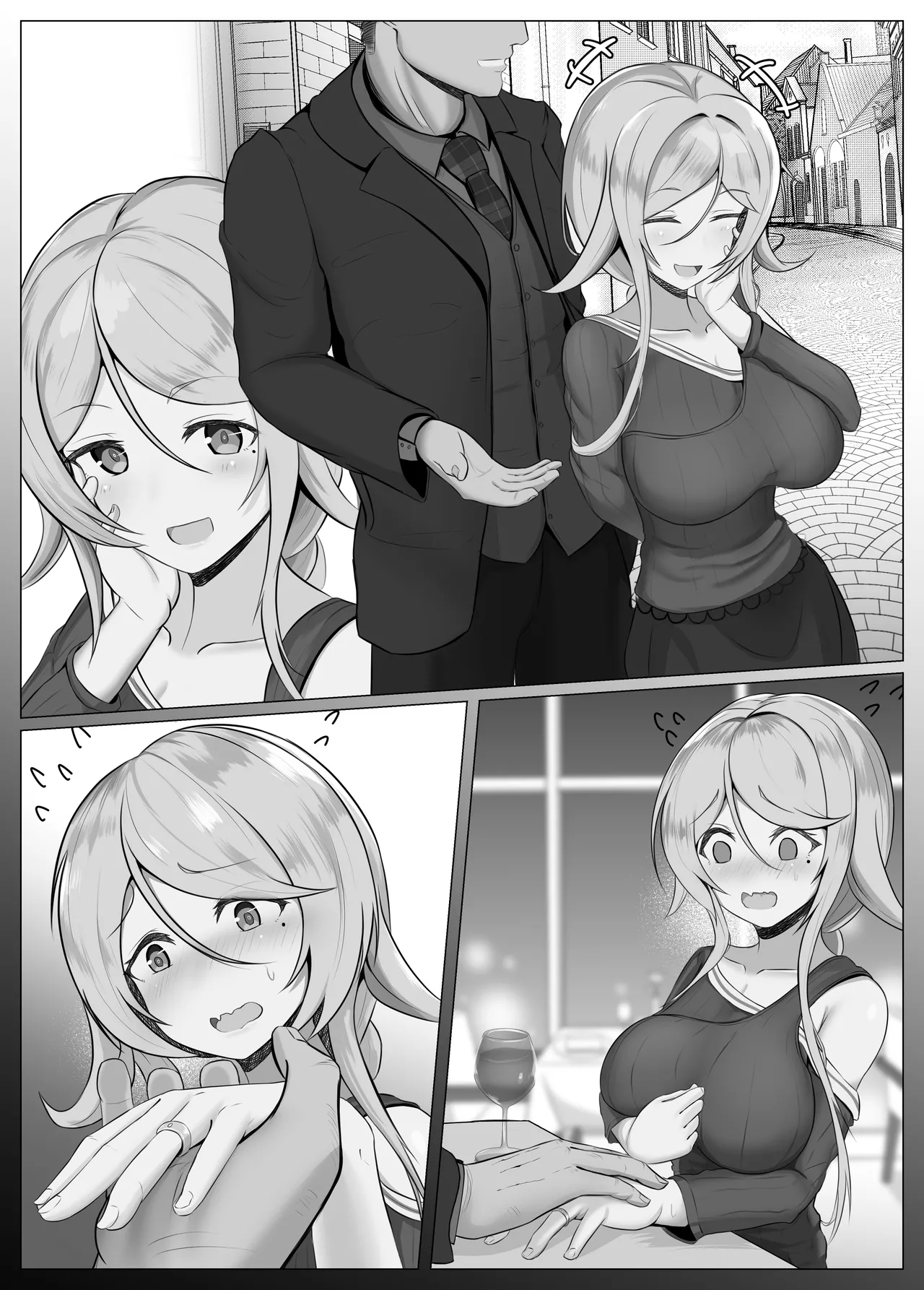 夫の上司さんと浮気エッチしちゃう艦これの海風ちゃん - page5