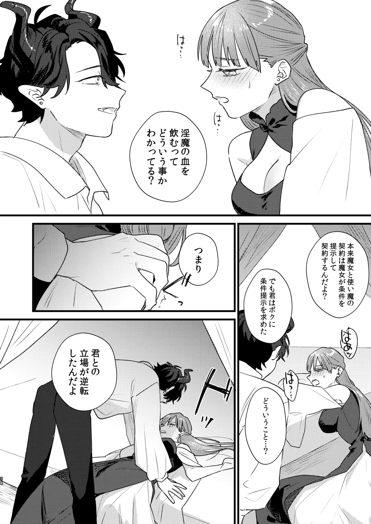 魔女に転生したら淫魔に愛されました。 - page35