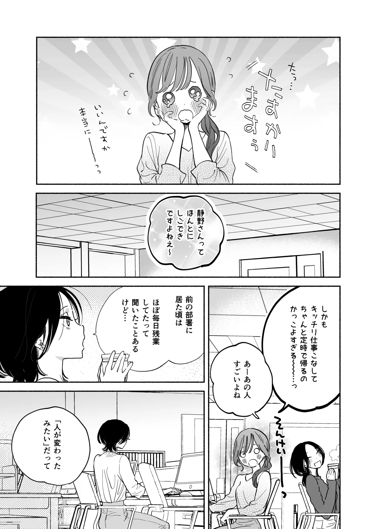 会社で真面目な静野さんは家で男を飼ってるらしい - page8