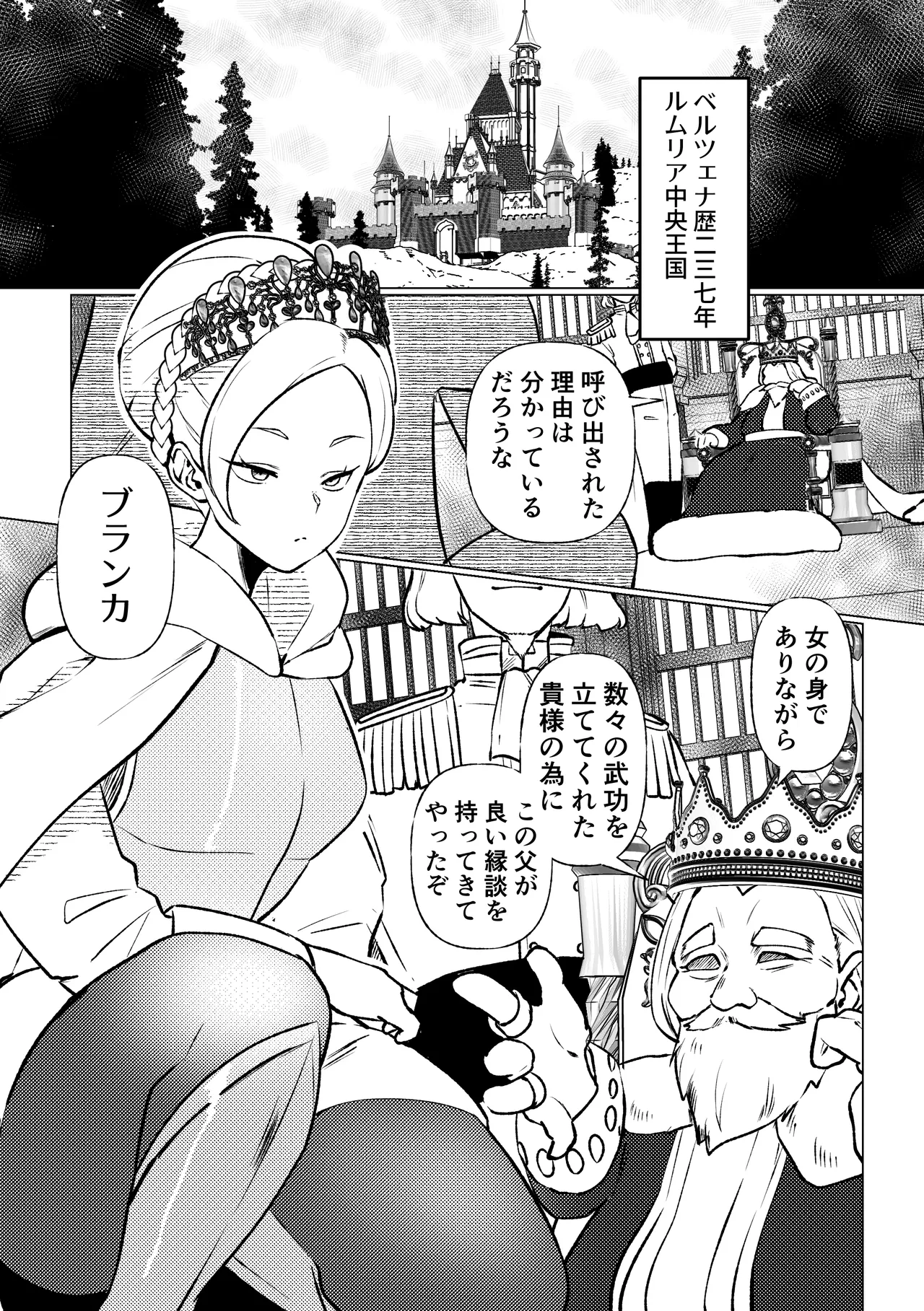 姫騎士王女、異民族の王に愛される。 - page2