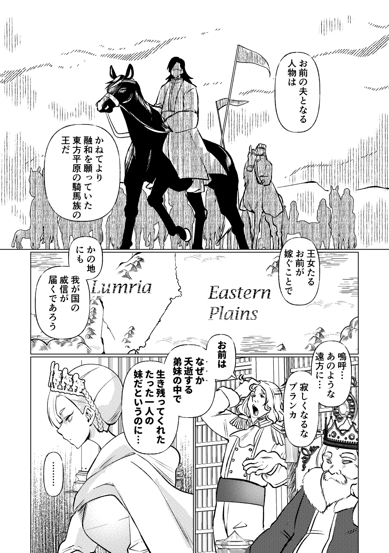 姫騎士王女、異民族の王に愛される。 - page3