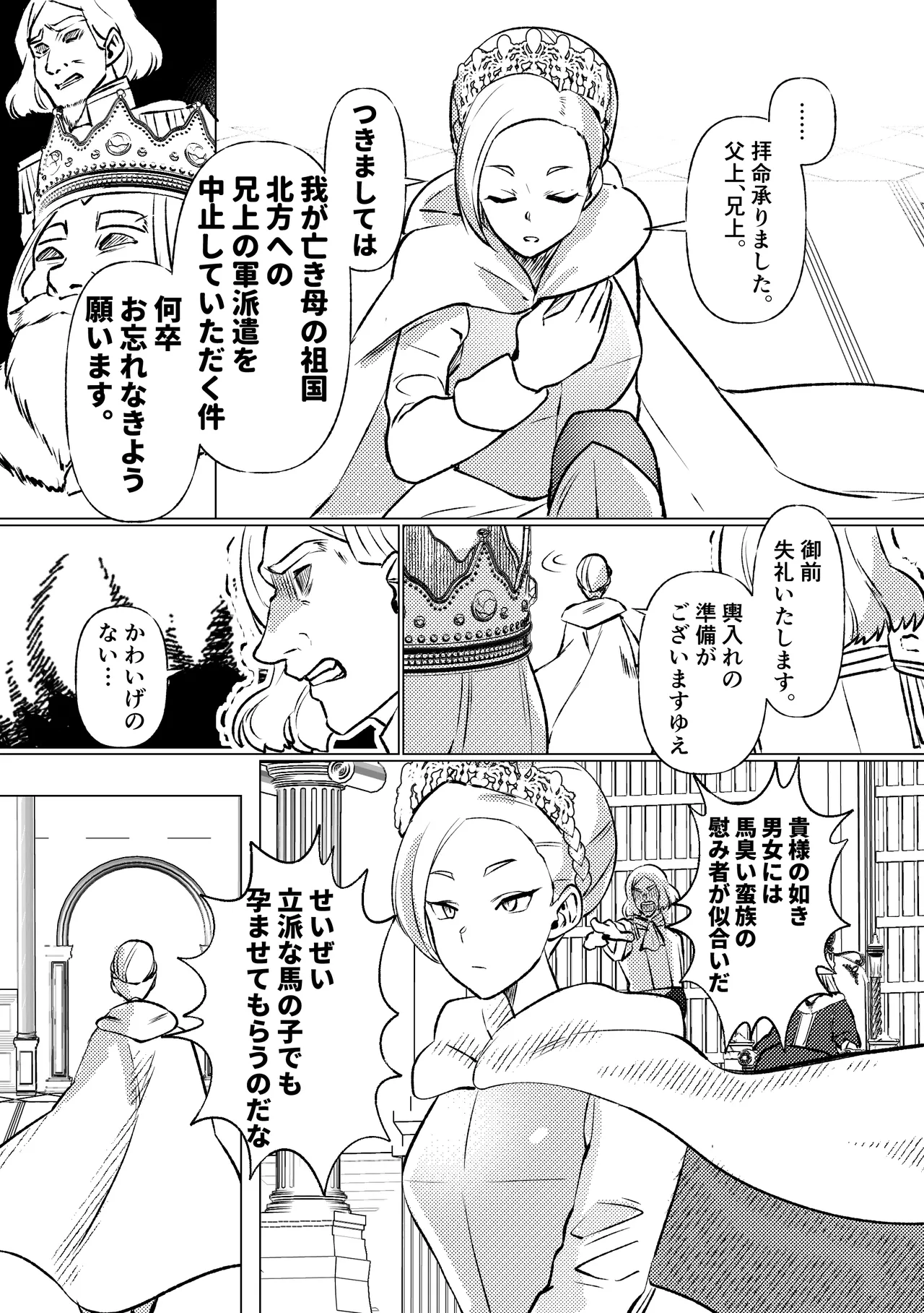 姫騎士王女、異民族の王に愛される。 - page4