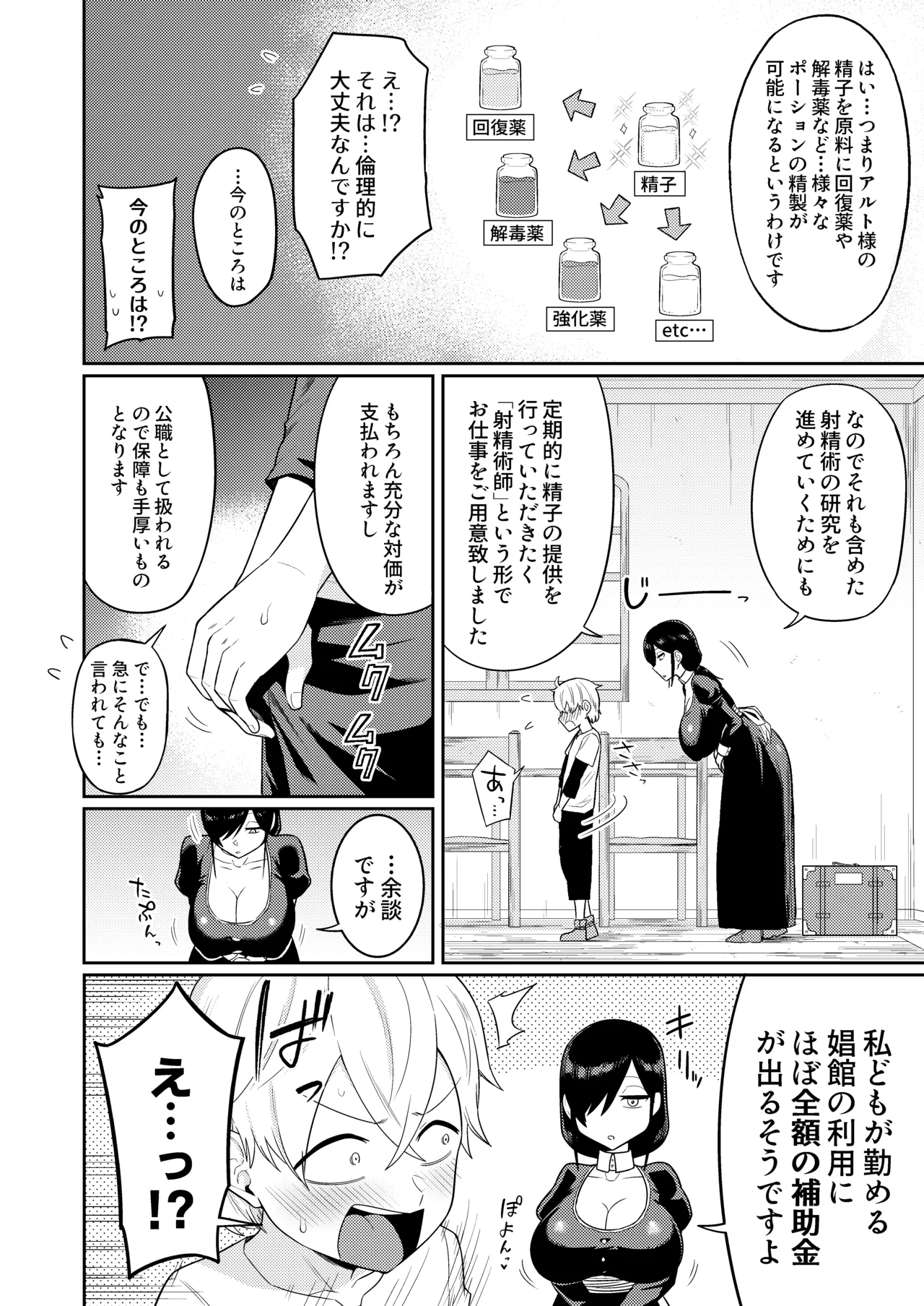 射精術師と娼婦の話 - page7