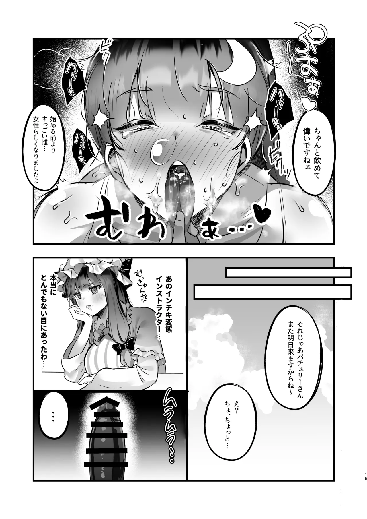 むちむちパチュリーとSEXダイエットする話 - page14