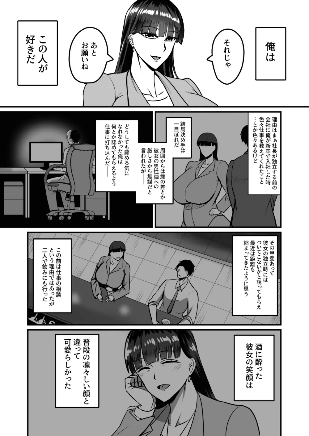 自称男要らずの女上司が俺をオカズにしていたので - page5