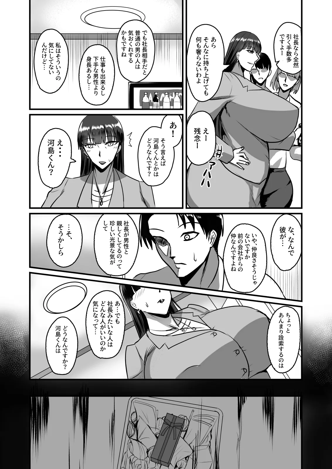 自称男要らずの女上司が俺をオカズにしていたので - page7