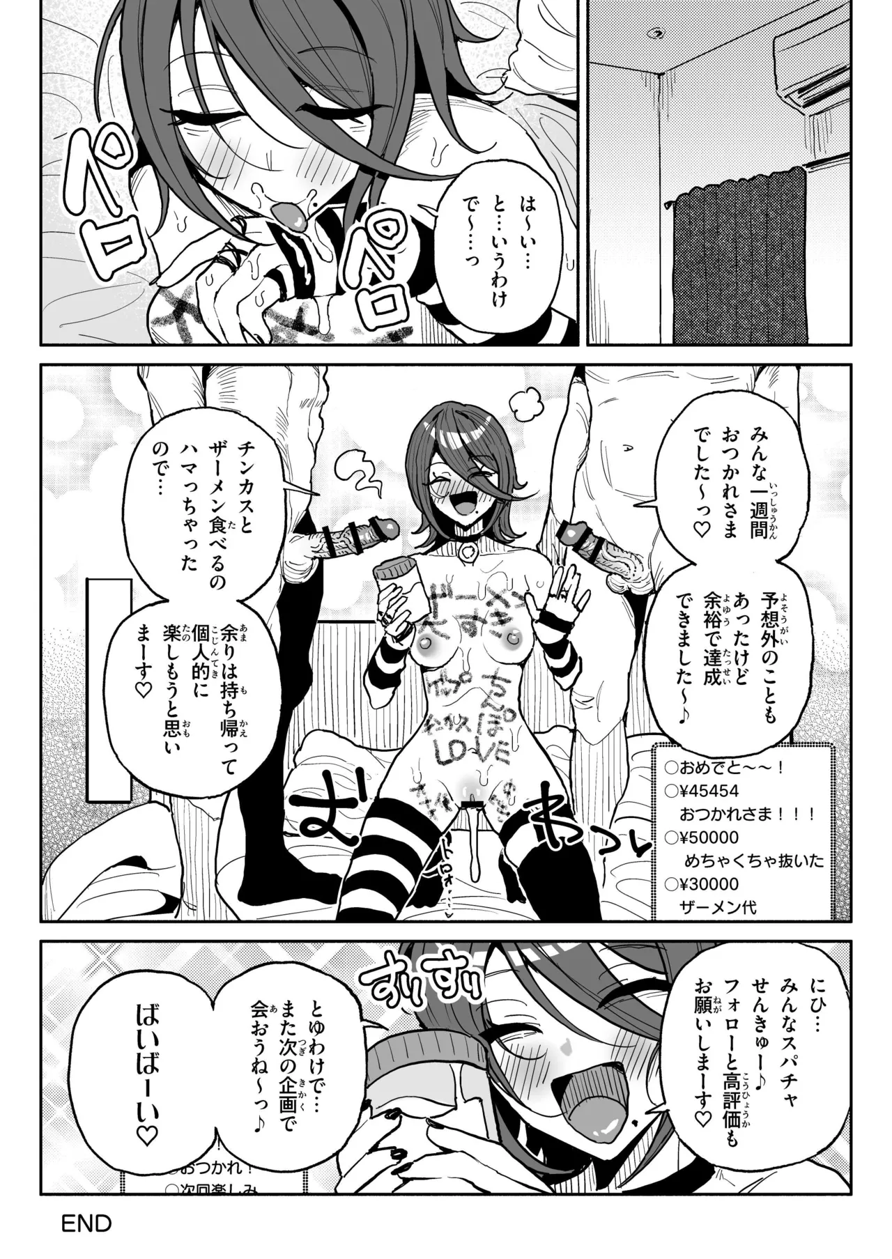 ちん嗅ぎ系配信者一週間チンカスザーメン生活 - page34