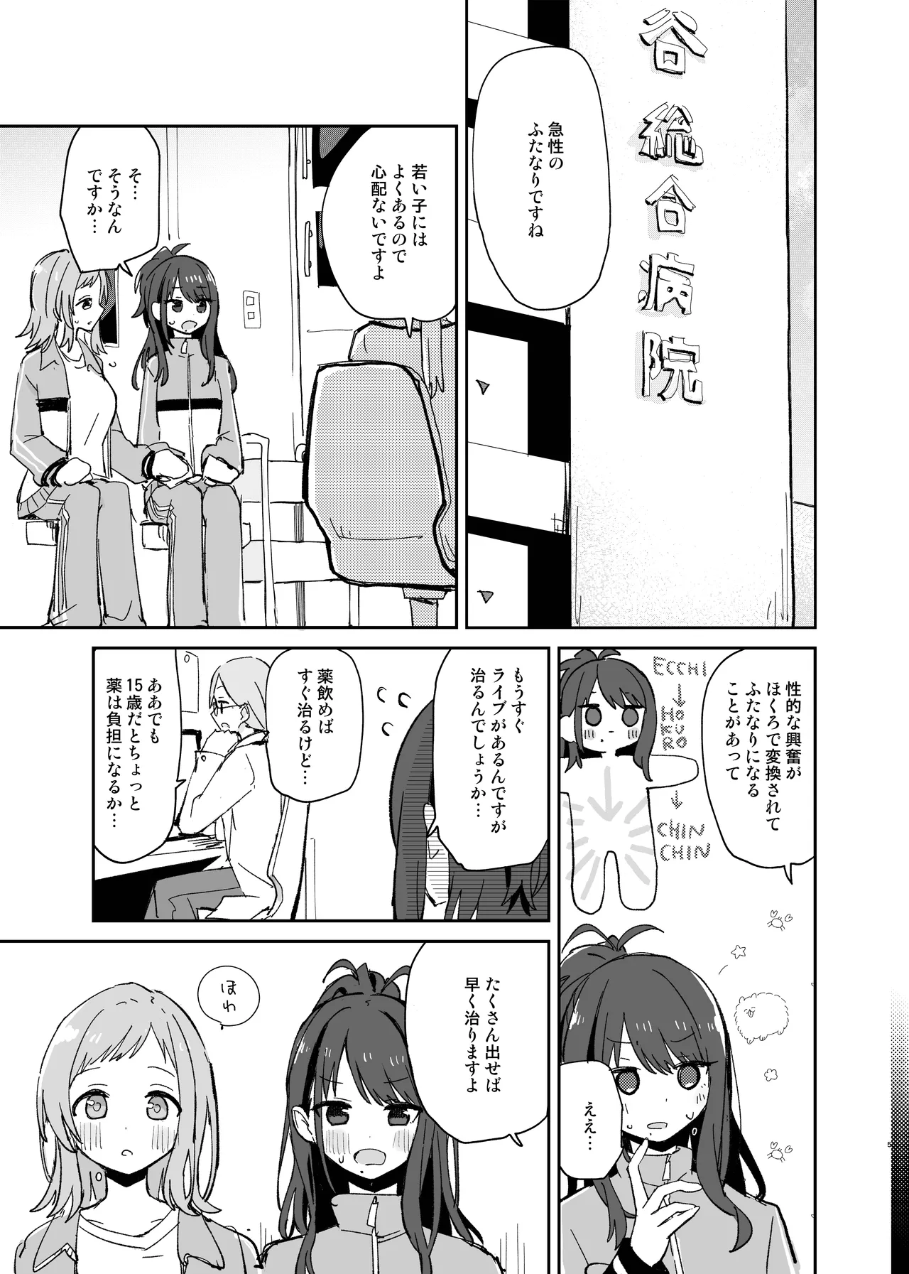 灯織ちゃんに生えたからたくさん出して治す本 - page5