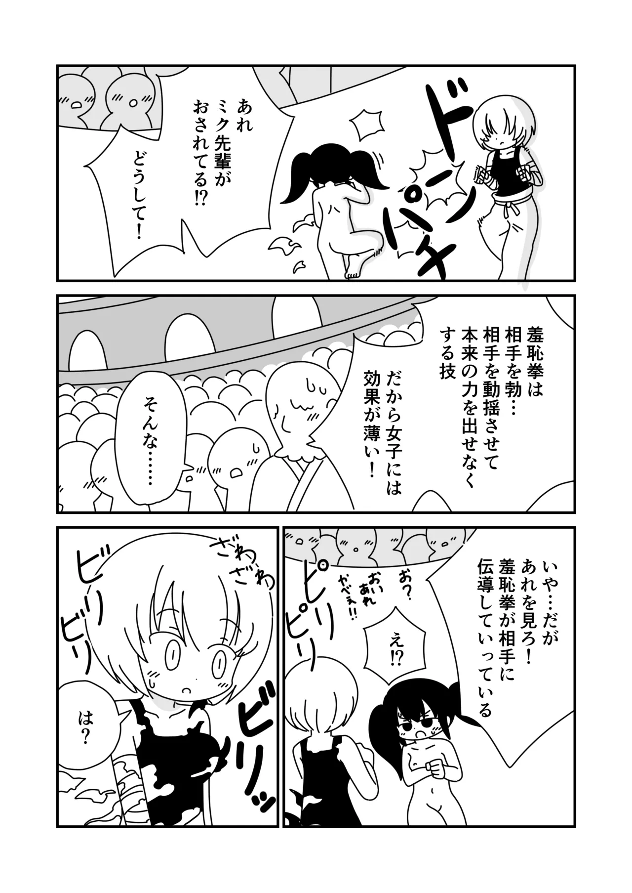 すっぽんぽんで武闘大会 - page12