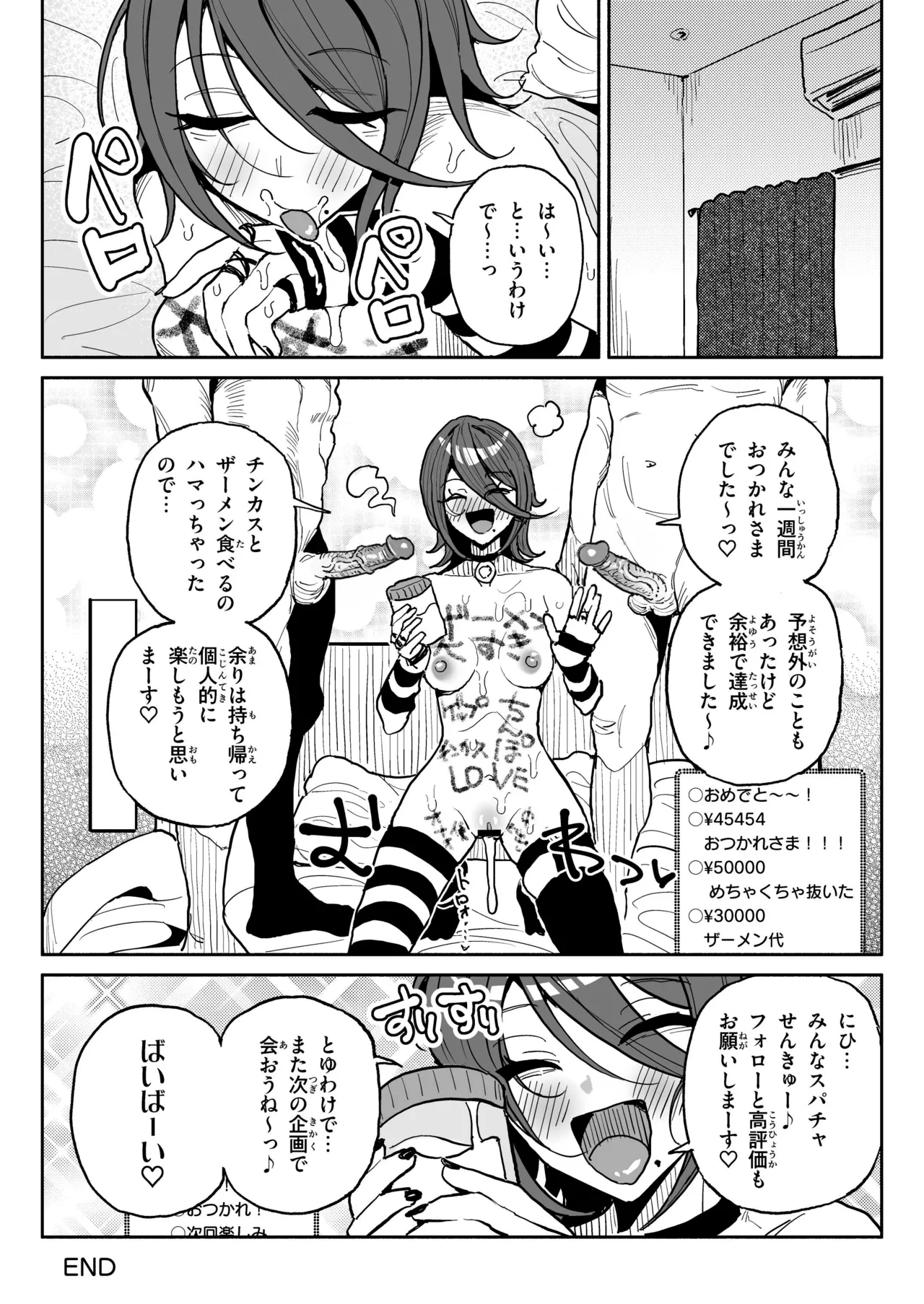 ちん嗅ぎ系配信者一週間チンカスザーメン生活 - page34