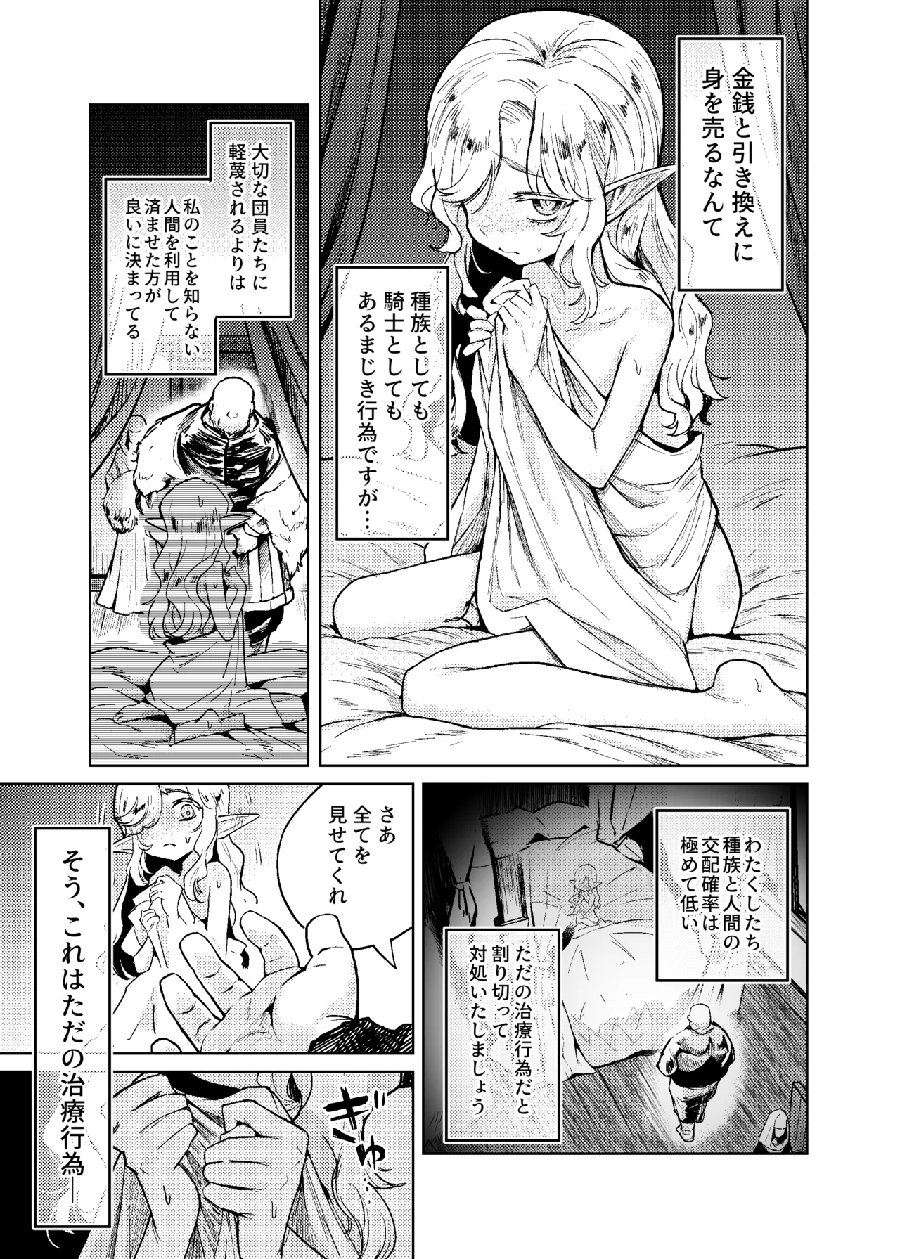 聖騎士団長様は婬術の治療のために娼館へ行きました - page22