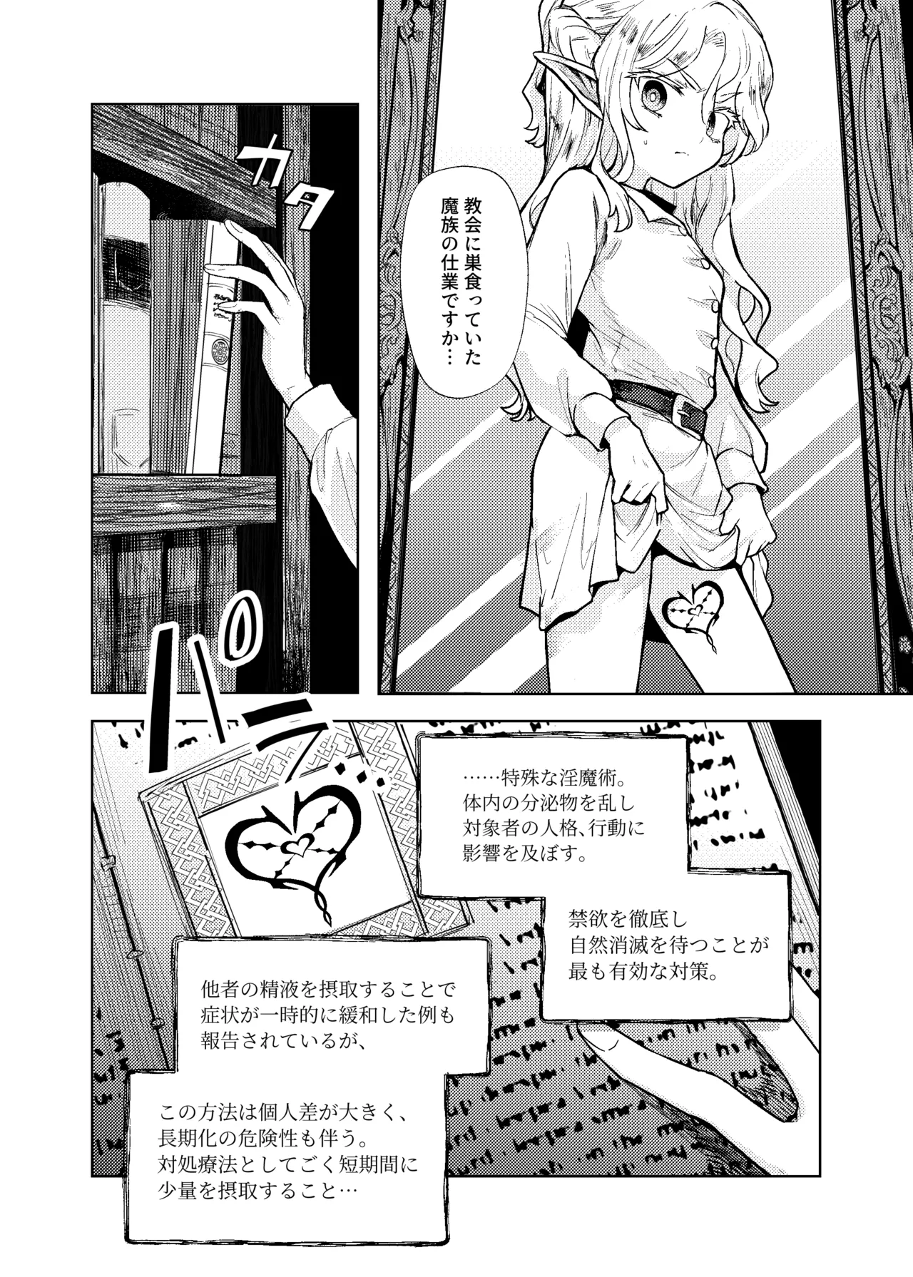 聖騎士団長様は婬術の治療のために娼館へ行きました - page9