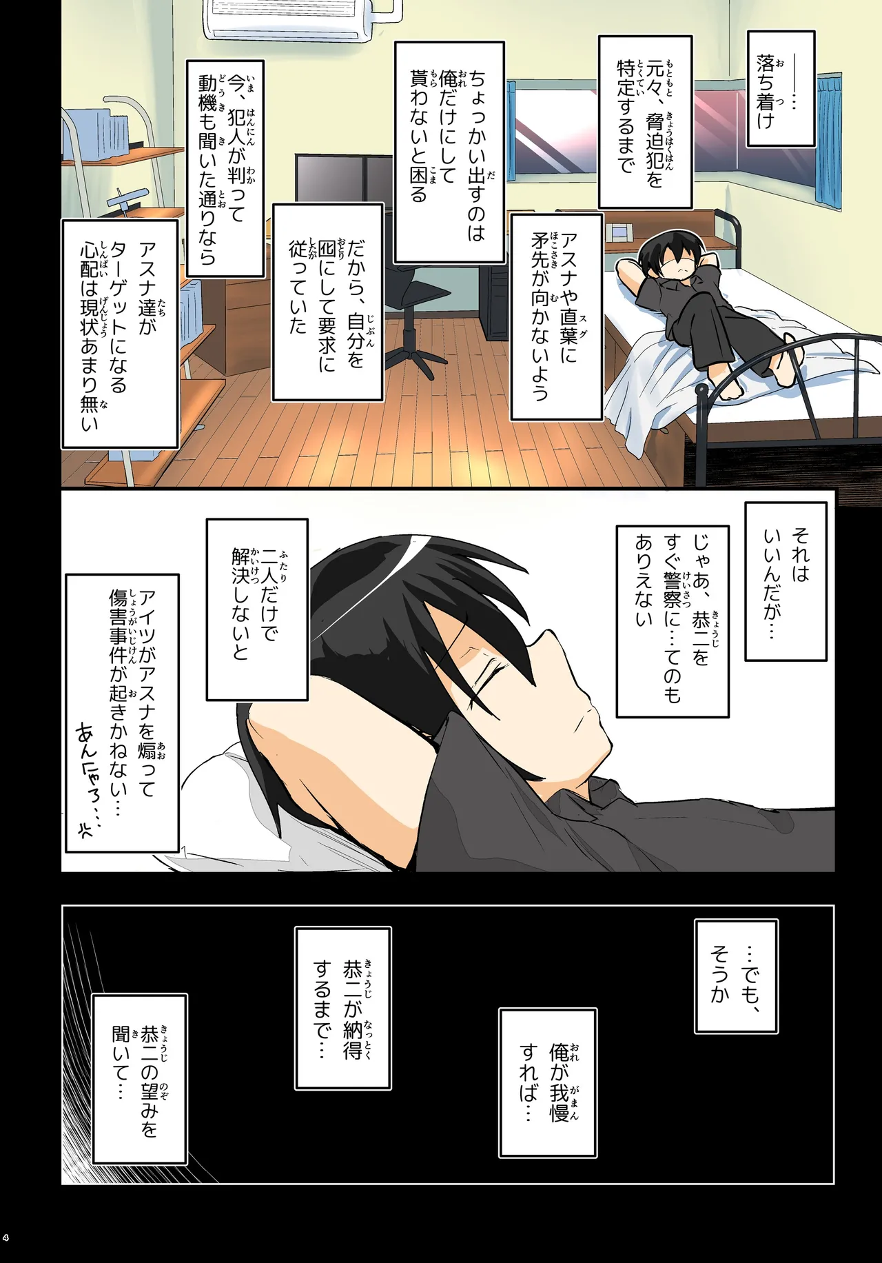 キリ娘ルート Another #09 補編 〜自宅アナニー編〜 - page4