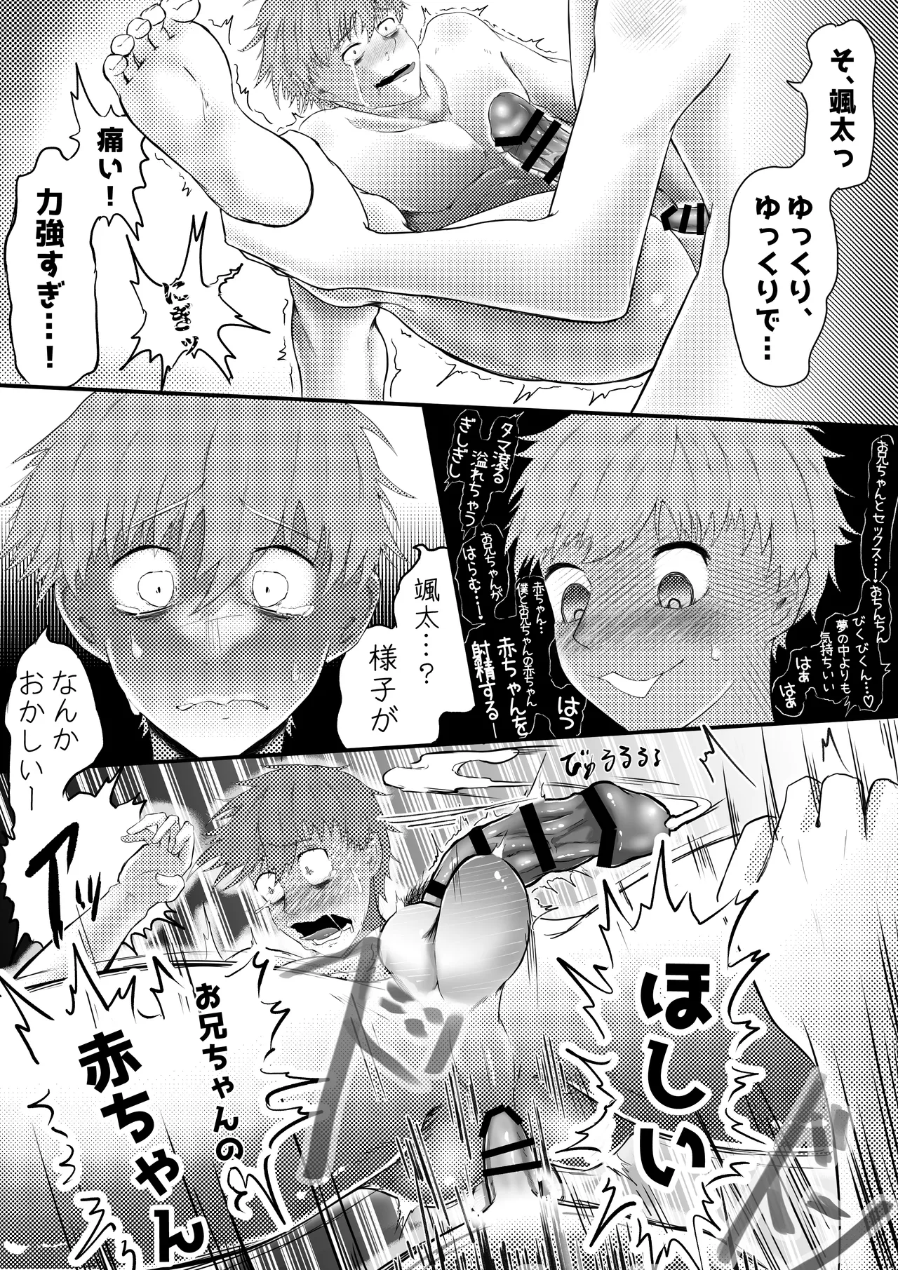 お兄ちゃん、僕の子供を産んでよ - page23